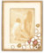 THUN - Bilderrahmen mit Herzen - Wohnaccessoires - Geschenkidee - Große Größe - Keramik und Glas - 25 x 20,4 x 3 cm