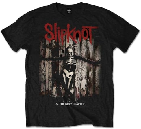 Slipknot '.5: The Gray Chapter Album' (Black) T-Shirt (Large)