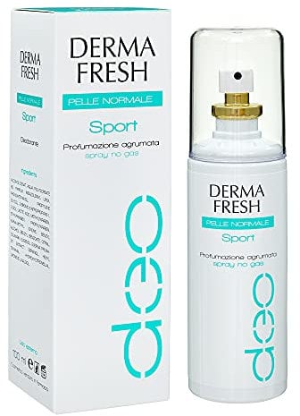 Dermafresh Normales Leder Sport Deodorant Spray mit Zitrusduft, nach dem Training - 100 ml