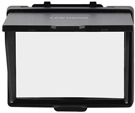 Diyeeni Paraluce per Fotocamera LCD,Copertura Protettiva per Fotocamera per Nikon D7500,Parasole Pieghevole per Monitor,Schermo Parasole per Fotocamera,Accessorio per Fotocamera
