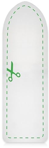 SimplySmooth Acolchado para Tabla de Planchar - tamaño XXL (150 x 55 cm), Recortable y Adaptable, Relleno Extra Grueso (8mm y 700 gr/m²), Base Acolchada Ideal para Fundas y Planchado al Vapor