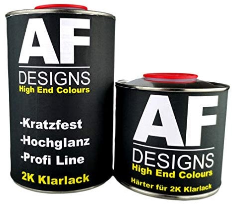 Alex Flittner Designs 2K Klarlack 1,5 Liter Set mit Härter Autolack kratzfest