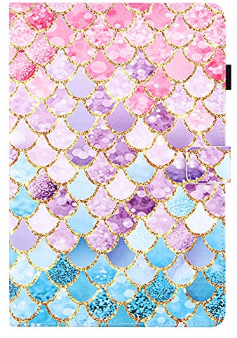 MadBee Tablet Coque pour Samsung Galaxy Tab S6 Lite/P610/P615, PU Cuir Flip Housse Étui Support Coque de Tablet, Leightweight Housse Tablette Cover [Sommeil/Réveil Automatique] (#A)