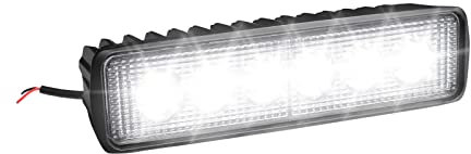 XMTECH Arbeitslicht 18W LED Offroad Flutlicht Spotlight Reflektor Scheinwerfer Arbeitsscheinwerfer Aluminium Druckguss IP67 (2 Stück)