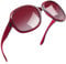Joopin Übergroße Sonnenbrille Damen Rosa und Große Sonnenbrille Polarisiert Klassische Oversized Trendy Women Sunglasses UV400 für Fahren und Reisen (Mode Transparent Rosenrot)
