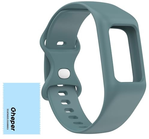 Gheper Weich Uhrenarmband Kompatibel mit Fitbit Charge 6, Charge 5, Charge 4, Charge 3/3SE Silikon Armband Allround Schutzband Ersatzband