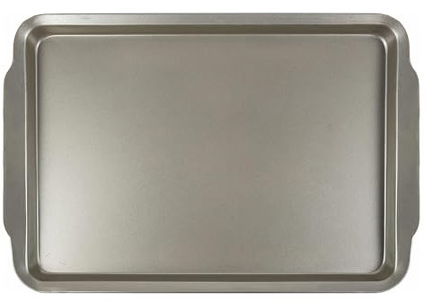 Galileo Bandeja antiadherente de 46 x 30 x 3 cm, de acero al carbono, Cuisine SìChef