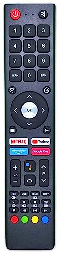 REMOtech Télécommande de rechange GCBLTV02ADBBT pour CHiQ/Changhong L32H7S L32H7SX L40G7U L40H7SX L42G6F U50H7A U50G7U U50H7SX U55H7A U55H7S U55H7SX U433 H7SX et 58H7A U58H7S U58H7SX U65H7S