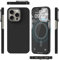 qichenlu Kugelsicher Aramidfaser Aramid Hülle kompatibel mit MagSafe für iPhone 15 Pro,Extrem Dünn KFZ Handyhalter Case Magnetische Handyhülle Hartschale - Schwarz