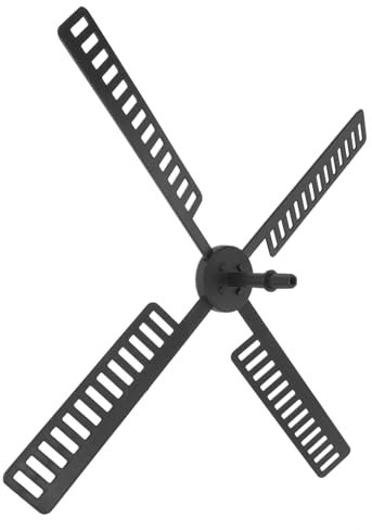 Yardwe 1 Ensemble De Pales De Ventilateur De Moulin À Vent Hollandais en Plastique Pales Et Pièces De Moulin À Vent De Jardin Feuilles De Moulin À Vent en Plastique Feuilles De Moulin