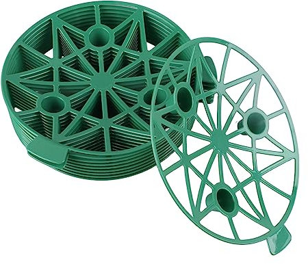 Asixxsix 10 Pièces Berceau à Melon, Support de Pastèque en Plastique Support de Citrouille en Treillis, Protecteur pour Pastèque, Courge, Citrouille,Garder la Pastèque Hors du Sol et Moisir