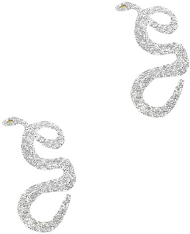 HOODANCOS 2 Stück Elegante Schlangen-Stickerei-Patch- Für Die Rückseite Zum Aufbügeln Und Aufnähen Heimdekoration