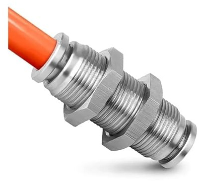 10/50/200 PCS 304 Stainless Steel Pneumatic Fitting: with Baffle Trachea Joint PM4/PM6/PM8/PM10/PM12 MQXFCZUX(PM-12,Taglia unica)