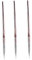 HAPINARY 3pcs Rose Gold Nail Art Pen Manicure Tool for Nail Decorations Professional Pen Diy Art Supply