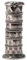 diceevil D&D - Dadi a forma di pagoda, in metallo, per roulette DND, 7 in 1, D&D, Warhammer 40K, Pathfinder, fantascienza, guerra, crimine