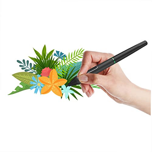 YIWEOG XP-PEN P55C Battery Stylus Rechargeable Pressure Pen with USB Charging Cable for UG1910B/ UG2150/ HK1560 Graphics Tablet