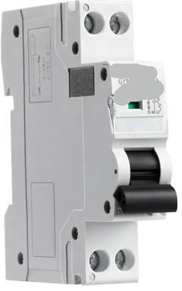 JEQGDLUI Interruttore magnetotermico GYM9N 1P+N 6A 10A 16A 20A 25A 32A 40A 220V 6KA(20A)