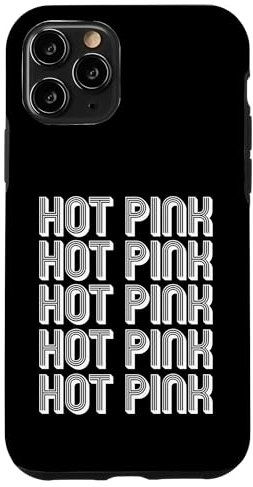 Hot Pink-01 Case for iPhone 11 Pro