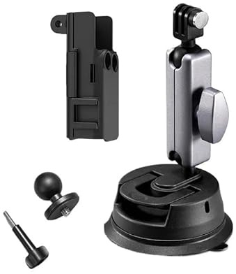 ZGLOZSH For Sports Gimbal Car Suction Cup Holder Stabilize Bracket for Frame Clip for GoPro for OSMO Pocket 3 for Action Camera(With pocket3 frame)