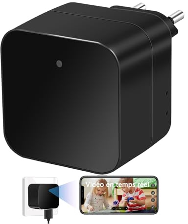 Mini Telecamera Spia Nascosta 5G/2.4G, Microspia videocamera invisibile HD 1080P, Mini fotocamera portatile HD 1080P, Spy Cam con Rilevamento del Movimento, Archiviazione cloud per Casa, ufficio, ecc.