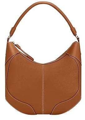 Aigner Beuteltasche/Schultertasche Ambra L, Cognac Brown