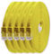 1aTTack.de Cable de Red Plano Cat6, 1 m, Amarillo, 5 Unidades, Cable de Conexión Cat 6, 1000 Mbit/s, Gigabit LAN (RJ45), Slim Micro