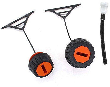 AISEN Bouchon de réservoir à essence et couvercle d'huile pour tronçonneuse Stihl 020 021 023 024 025 026 028 032 034 036 038 042 048AV SUPER remplace 000 350 0510, 0000 350 0520