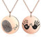 Gaosh Tatsächliche Fingerabdruck ovale Halskette - tatsächliche Handschrift Halskette - Memorial Schmuck - Unterschrift Schmuck - Personalisierter Name Halskette - neue Mutter Geschenk (Rose Gold)