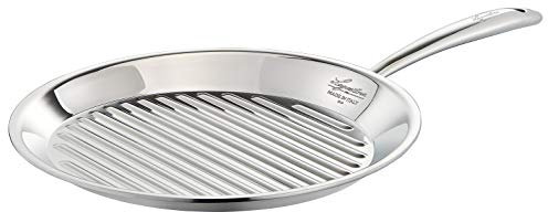 ACCADEMIA LAGOFUSION Poêle grill 28 cm Inox 18/10 Tous feux dont induction Italie Garantie 25 ans 011116930128