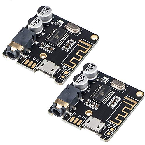 2 pièces carte récepteur Audio Bluetooth pour amplificateur Audio 3.7-5V BT5.0 amplificateur de haut-parleur de voiture stéréo bricolage