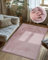 Qiyano Hochflor Teppich Rosa Pastell für Wohnzimmer aus Kunstfell weich Flauschteppich Fellimitat Flauschiger Soft Shaggy Kuschel Teppich Fellteppich (Imitat), Farbe: Rosa, Größe: 80 x 150 cm