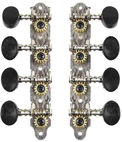 Pmandgk 4L4R Mandolin Tuning Pegs Machine Heads String Tuning Pegs for 8 Strings Mandolin Instruments Accessory