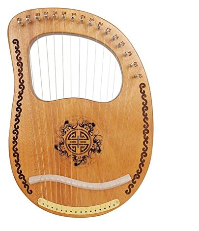 PECY Akustisches Volkes Holz Lira Musikwerkzeug Traditionelle Klassische Professionelle Lyre Harfe Harfeninstrumente