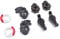Obahdirry Brass Axis Steering Cup Cover Brake Caliper Front Hub Carrier for 1/10 RC Crawler Car TRX4-4
