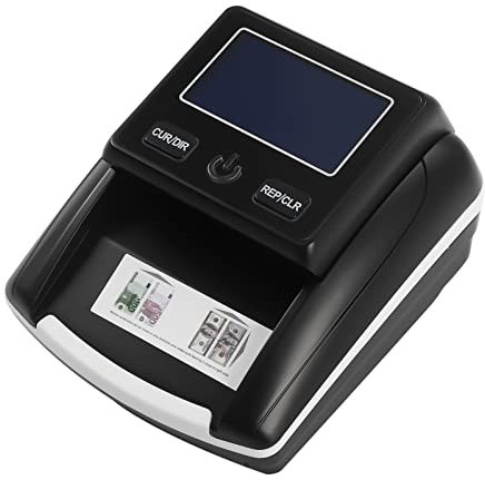 Banknotenzähler, 5,31 * 5,71 * 2,95 Zoll Zählmaschine, Geldscheinprüfer, Geldscheinprüfer, für gefälschte Euro-Banknoten und Dollarscheine