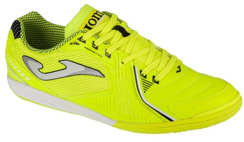 Joma Dribling 2409 IN DRIS2409IN Zapatillas de Interior para Hombre, Color Amarillo flúor y Plateado, Talla 42 EU, Amarillo, 42 EU