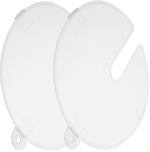 CRILSTYLEO 2pcs Splash Lids for Mixing Bowls Anti-Splash for Mixing Whisk Guard to Prevent Food Splatter Kitchen Essential for Family Restaurant Use