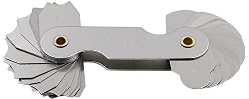 R1-6.5 / R7-14.5 / R15-25 Radius- Filet-Messgerät-Set aus Karbonstahl, externes, konkaves, konvexes Messwerkzeug