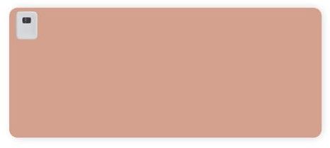 Tapis de souris chauffant de couleur unie – Chauffage rapide, imperméable, base antidérapante – 3 paramètres pour la maison, l'étude, le bureau 80 x 33 cm