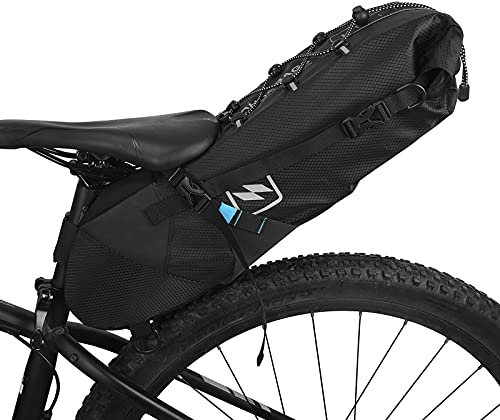 Lixada Wasserdicht Fahrrad Tasche Satteltasche, Fahrradtasche Radfahren Fahrrad MTB Mountain Road Bike Schwanz Sitz Tasche Verstellbare 3L-10L