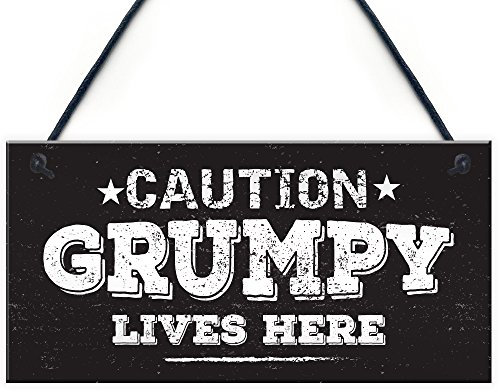 Red Ocean Shed Man Cave Signs Grumpy House Door Plaque Garden SummerHouse Sign Gifts For Dad