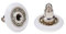 Cuscinetti Box Doccia Rotelle a Sfera di Ricambio in Acciaio per Ante Doccia a Scorrimento Kit 2 Pezzi EC-3306