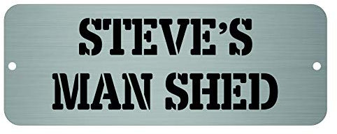 Personalised Man Shed Sign/Plaque