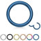Treuheld® | Segmentring-Clicker aus Chirurgenstahl | Blau | Größe: 1.6mm x 12mm