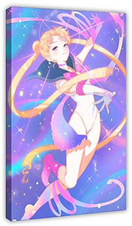 Anime-Poster Sailor Moon 11, Leinwand-Poster, Wandkunst, Dekor, Bild, Gemälde für Wohnzimmer, Schlafzimmer, Dekoration, 40 x 60 cm
