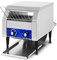VERTES Grille Pain Toaster Convoyeur Professionnel Acier Inoxydable (1940W, 230V, Pour Toasts et Pains à Hamburgers, 1 Rampe d'Insertion, 2 Rampes de Sortie, 7 Niveaux de Vitesse, Ramasse-Miettes)