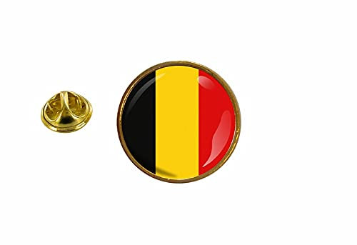 Akachafactory pins pin Badge pin's Drapeau Belgique Belge Rond cocarde