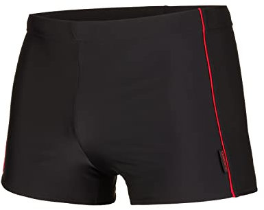 Zagano Badehose Herren Badehose, eng anliegend Schwimmhose für Männer, Shorts 3XL Schwarz