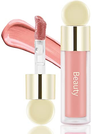 Boobeen Liquid Blush Velvet Cream Blush Makeup Matte Soft Gel Face Blush Makeup for Cheeks, Lightweight Blendable Liquid Blush Stick, Long-lasting Smooth Natural Blush Color
