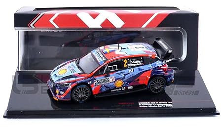 Compatibile con Hyundai i20 N Rally1 WRC Nº2 Solberg/Edmondson Rally Monte Carlo 1:43 IXO Models RAM837
